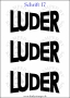 Temporäres Klebetattoo „Luder“