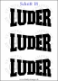 Temporäres Klebetattoo „Luder“