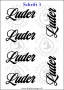 Temporäres Klebetattoo „Luder“