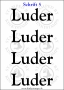 Temporäres Klebetattoo „Luder“
