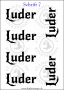 Temporäres Klebetattoo „Luder“