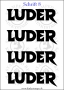 Temporäres Klebetattoo „Luder“