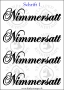 Temporäres Klebetattoo „Nimmersatt“