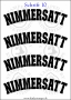 Temporäres Klebetattoo „Nimmersatt“