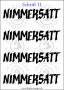 Temporäres Klebetattoo „Nimmersatt“