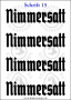 Temporäres Klebetattoo „Nimmersatt“