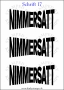 Temporäres Klebetattoo „Nimmersatt“