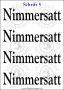 Temporäres Klebetattoo „Nimmersatt“