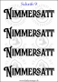 Temporäres Klebetattoo „Nimmersatt“