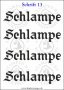 Temporäres Klebetattoo „Schlampe“