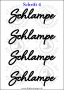 Temporäres Klebetattoo „Schlampe“