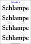 Temporäres Klebetattoo „Schlampe“