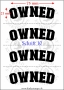 Temporäres Klebetattoo – „Owned“