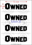 Temporäres Klebetattoo – „Owned“