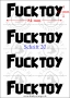 Temporäres Klebetattoo – „Fucktoy“