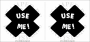 Temporäres Brustwarzen-Tattoo „Use me !“