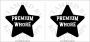 Temporäres Brustwarzen-Tattoo „Premium Whore“