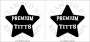 Temporäres Brustwarzen-Tattoo „Premium Titts“