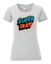 Damen T-Shirt rund Ausschnitt  - Super Brat -
