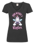 Damen T-Shirts V Ausschnitt - Born without a gag reflex -