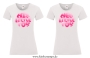 Damen T-Shirt rund Ausschnitt  “His Little Toy” oder “Her Little Toy”