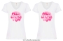 Damen T-Shirts V Ausschnitt  “His Little Toy” oder “Her Little Toy”