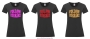 Damen T-Shirt rund Ausschnitt Follow me for Bukkake