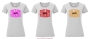 Damen T-Shirt rund Ausschnitt Follow me for Bukkake
