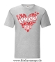 Herren T-Shirt Love my three hole mare