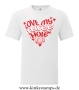 Herren T-Shirt Love my three hole mare