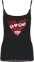 Damen Top mit Träger Love my three hole mare