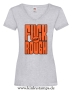 Damen T-Shirts V Ausschnitt Fuck me rough