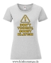 Damen T-Shirt rund Ausschnitt Don´t touchy, sonst klatchi