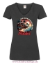 Damen T-Shirt mit V Die Riesenschwänze von Malibu