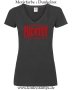 Damen T-Shirt mit V Tested & Approved Fucktoy Roug & hard to use