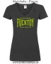 Damen T-Shirt mit V Tested & Approved Fucktoy Roug & hard to use