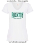 Damen T-Shirt mit V Tested & Approved Fucktoy Roug & hard to use