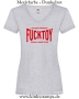Damen T-Shirt mit V Tested & Approved Fucktoy Roug & hard to use