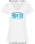 Damen T-Shirt mit V Tested & Approved Fucktoy Roug & hard to use