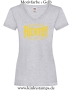 Damen T-Shirt mit V Tested & Approved Fucktoy Roug & hard to use