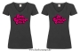 Damen T-Shirt mit V Ausschnitt wahlweise Sein/Ihr Lieblingsstück