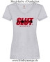 Damen T-Shirt mit V Ausschnitt Slut and proud of it