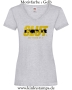 Damen T-Shirt mit V Ausschnitt Slut and proud of it