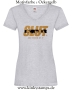Damen T-Shirt mit V Ausschnitt Slut and proud of it
