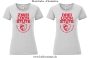 Damen T-Shirt rund Ausschnitt 2/3 Loch Stute für harte Reiter