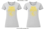 Damen T-Shirt rund Ausschnitt 2/3 Loch Stute für harte Reiter