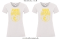 Damen T-Shirt rund Ausschnitt 2/3 Loch Stute für harte Reiter