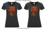 Damen T-Shirt rund Ausschnitt 2/3 Loch Stute für harte Reiter