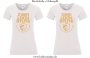Damen T-Shirt rund Ausschnitt 2/3 Loch Stute für harte Reiter
