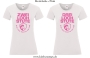 Damen T-Shirt rund Ausschnitt 2/3 Loch Stute für harte Reiter